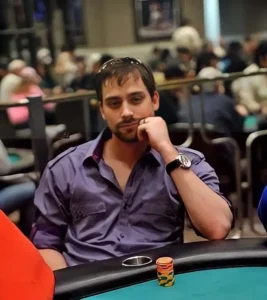 Nicholas Lakin playing poker